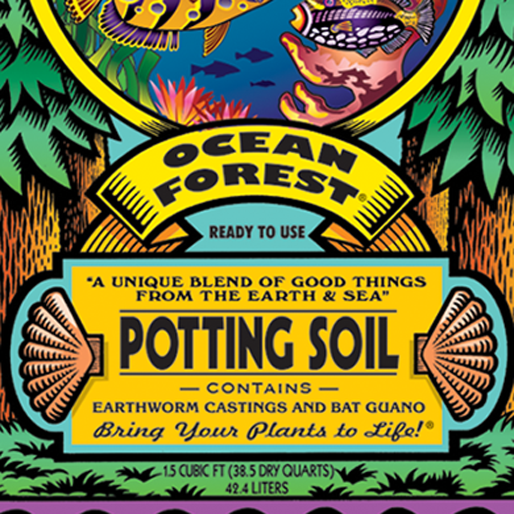 Potting Soil Fox Farm Ocean Forest Organic 1.5 Cubic Foot