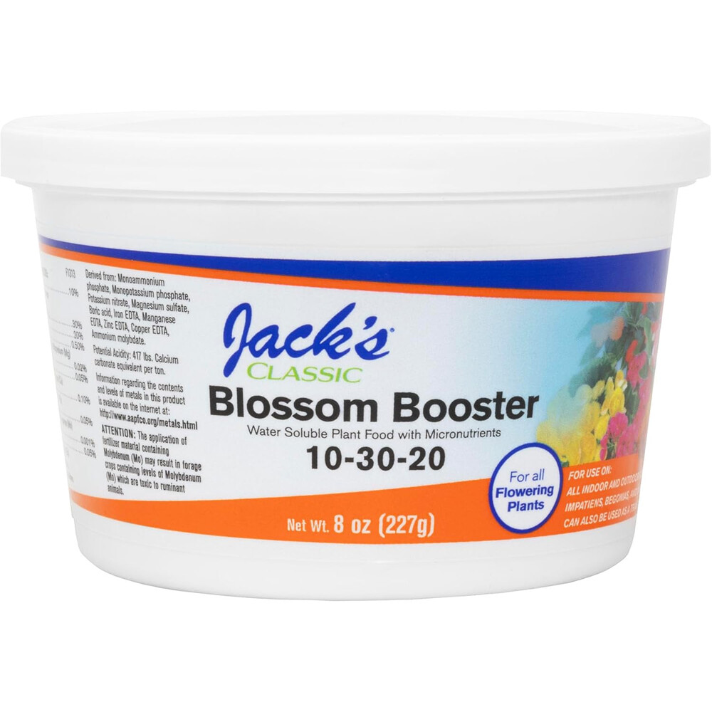 Jack's Water Soluble Blossom Booster Fertilizer 10-30-20 - Sugar